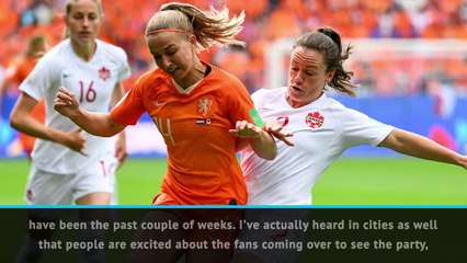 Dutch support inspires Groenen ahead of World Cup quarter-final