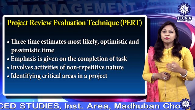 Dr. Kanika Gupta || PERT & CPM || MBA || TIAS || TECNIA TV