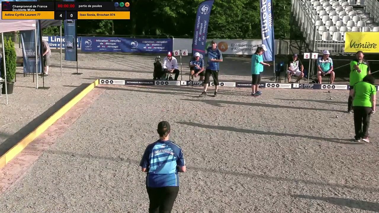 Championnat de France à Pétanque Doublette Mixte Limoges 2019