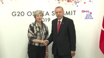 DHA DIŞ - CUMHURBAŞKANI ERDOĞAN, BİRLEŞİK KRALLIK BAŞBAKANI THERESA MAY İLE GÖRÜŞTÜ