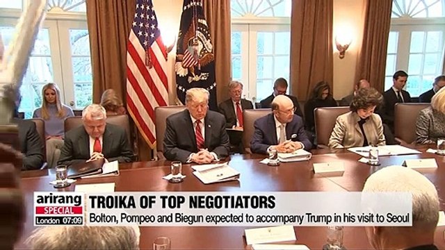 Bolton, Pompeo and Biegun expected to accompany Trump in his visit to Seoul