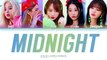 EXID (이엑스아이디) - Midnight (나의밤) (Han-Rom-Eng) Color Coded Lyrics-한국어 가사