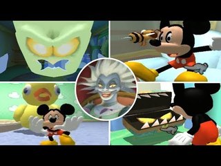 Magical Mirror Starring Mickey Mouse All Bosses (Gamecube)