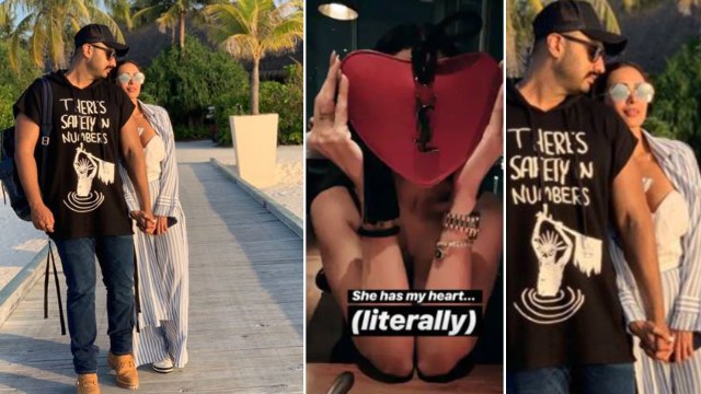 Arjun Kapoor Says THIS to Malaika Arora on Romantic Candlelight Dinner in NY; Check Out | FilmiBeat