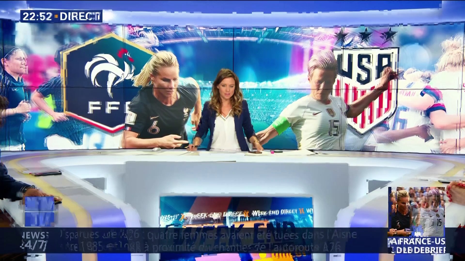Coupe Du Monde De Football Feminin France 1 2 Etats Unis Video Dailymotion