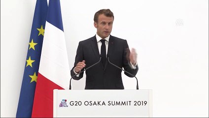 Macron'dan ABD-İran gerilimine ilişkin açıklama - OSAKA