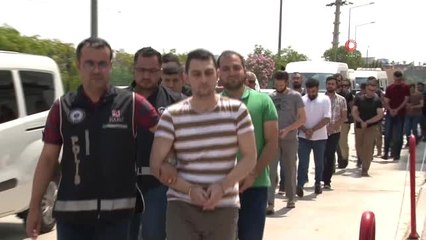 FETÖ'den gözaltına alınan 20 kişi adliyeye sevk edildi