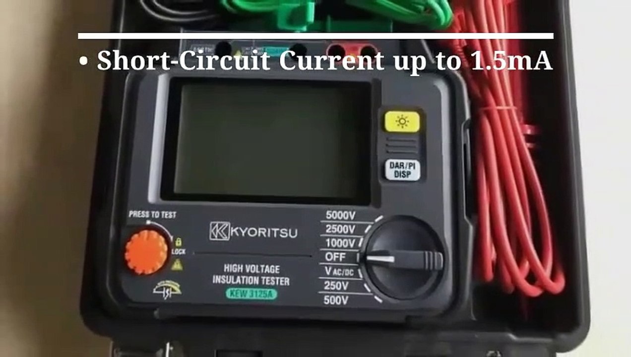 Kyoritsu Digital Insulation Tester Kew 3125a | System Protection