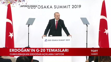 Cumhurbaşkanı Erdoğan'ın G-20 Temasları