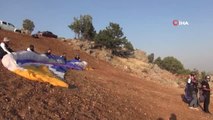 Şırnak'ta ilk defa yamaç paraşütü hedef yarışması yapıldı