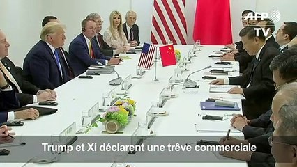 Au G20 d'Osaka, Trump et Xi décrètent une trêve commerciale
