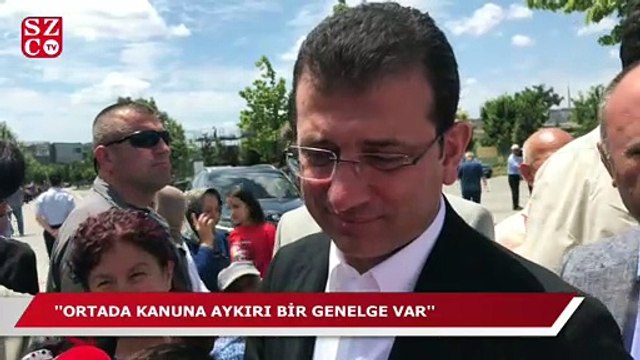 Ekrem İmamoğlu: ''Umarım yanlıştan geri dönerler''