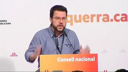 Pere Aragonés pide “diálogo al Gobierno”