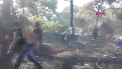 İSTANBUL- HEYBELİADA'DAKİ YANGIN; GÖRGÜ TANIKLARI İLE RÖP