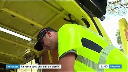 Canicule : la route des vacances sous un soleil brûlant