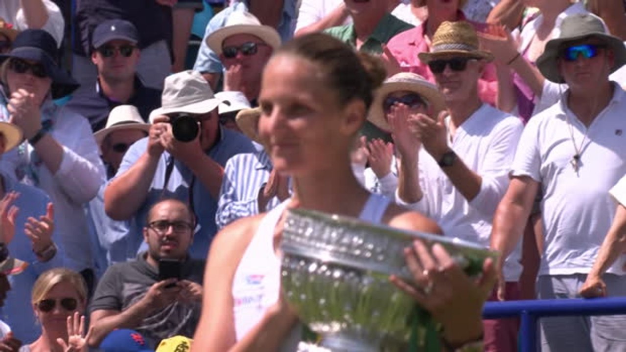 Pliskova dominates Kerber for second Eastbourne...