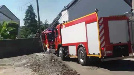 Incendie d'un bloc d'appartements à Thy-le-Château 1