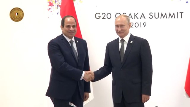 الرئيس السيسي يلتقي بوتين وولي العهد السعودي على هامش قمة العشرين