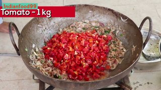Kadai Chicken Recipe - Making 7 kg Restaurant Style Kadai Chicken_Full-HD
