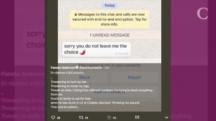 Pamela Anderson réitère ses accusations de violences contre Ad...