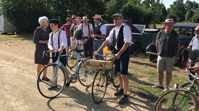 Départ de l’Erdre auto vélo vintages
