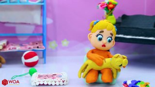 LUKA BABY LEARNS SHAPES WITH NEARSIGHTED EYES  Play Doh Cartoons For Kids