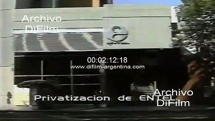 Carlos Menem - Reforma del Estado - Privatizaciones 1990
