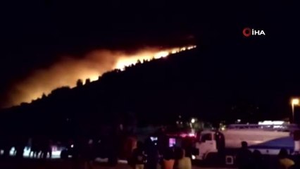 Datça'da makilik yangını sürüyor