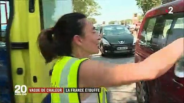 Spéciale Canicule: Sous la chaleur les vacanciers souffrent sur les routes mais également les animaux dans les refuges