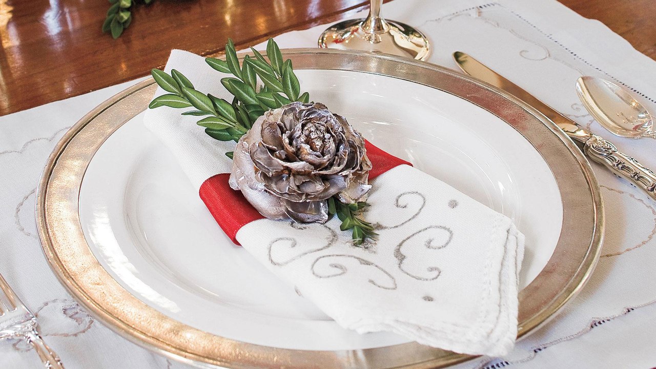 Cedar Rose Napkin Rings