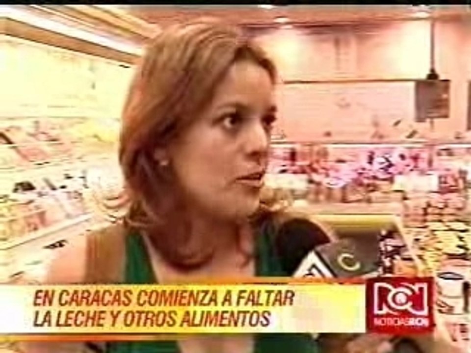 En Caracas no hay leche