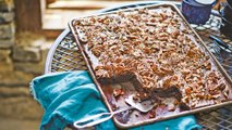 Texas Sheet Cake with Fudge Icing
