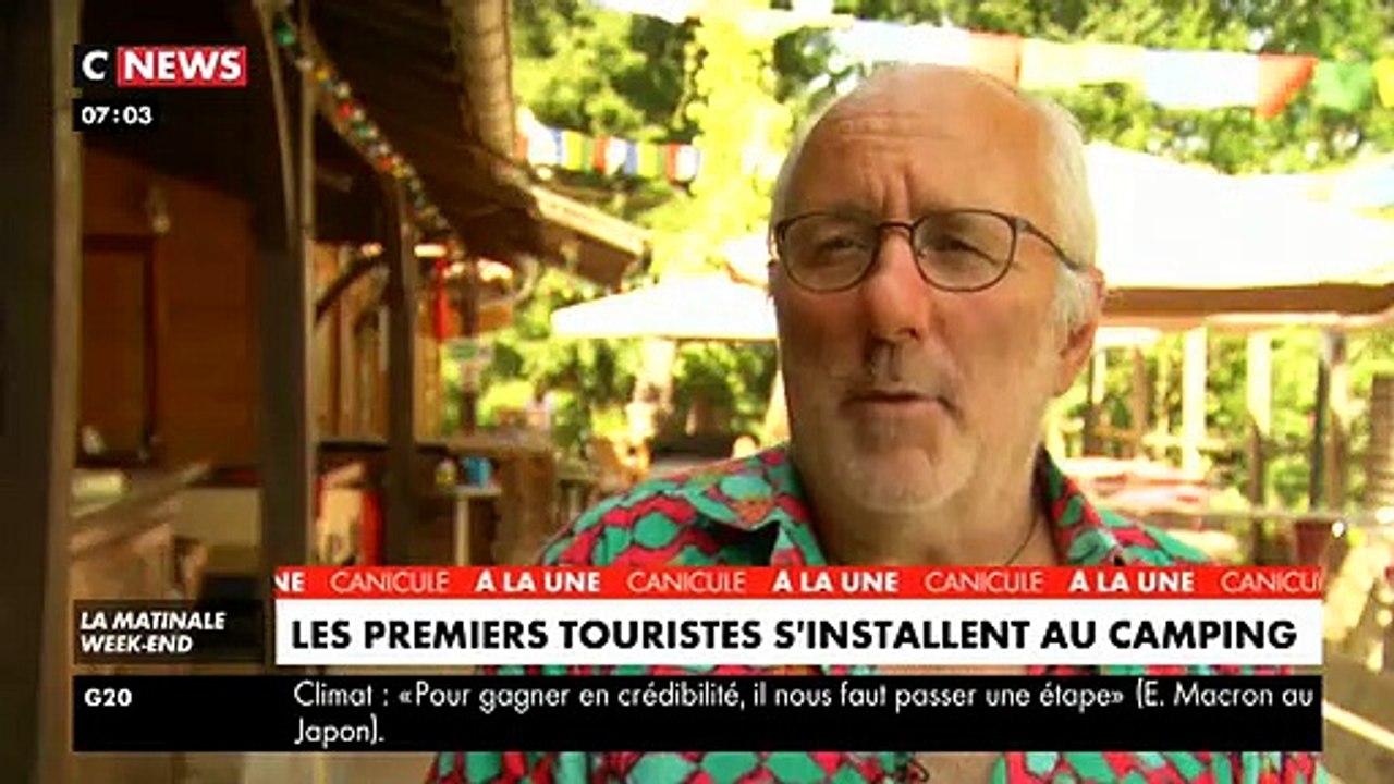 Spéciale Canicule: Les premiers vacanciers sont arrivés dans les campings ce week-end et ils cherchent avant tout la fraîcheur