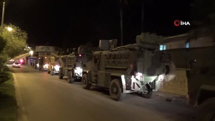 Suriye sınırına askeri sevkiyat sürüyor