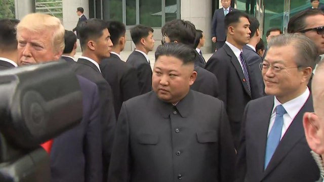 [현장영상] 남·북·미 정상 사상 첫 판문점 회동 / YTN