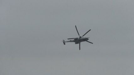 L'hélicoptère Caracal lors du meeting de la base aérienne de Cazaux