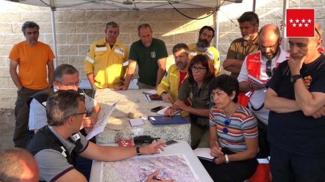El puesto de mando se reúne tras declararse el nivel 2 del fuego