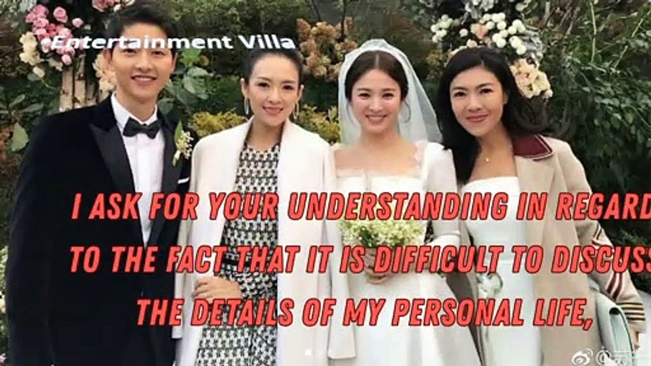 SONG HYE KYO Finally speaks out about Divorce with Song Joong ki II Korean latest news celebrity