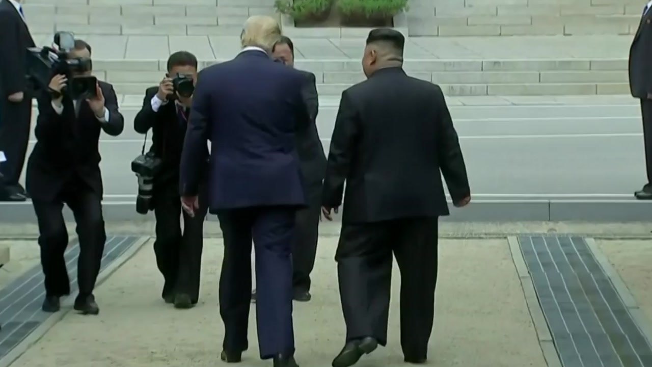 남북미 정상 역사적 만남...북핵협상 재개 합의 ② / YTN