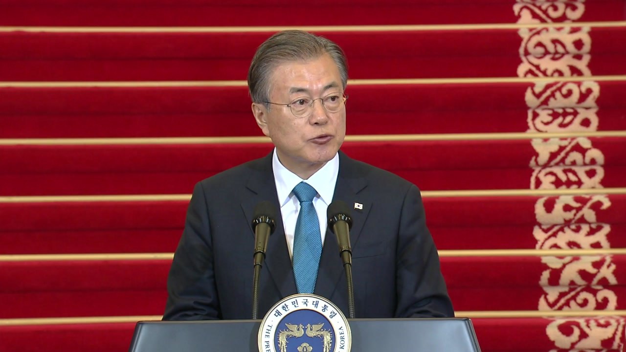 문 대통령 "트럼프, 한반도 평화 이뤄낸 美대통령 기록되길" / YTN