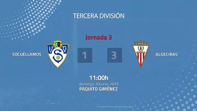 Resumen partido entre Socuéllamos y Algeciras Jornada 3 Tercera División - Play Offs Ascenso