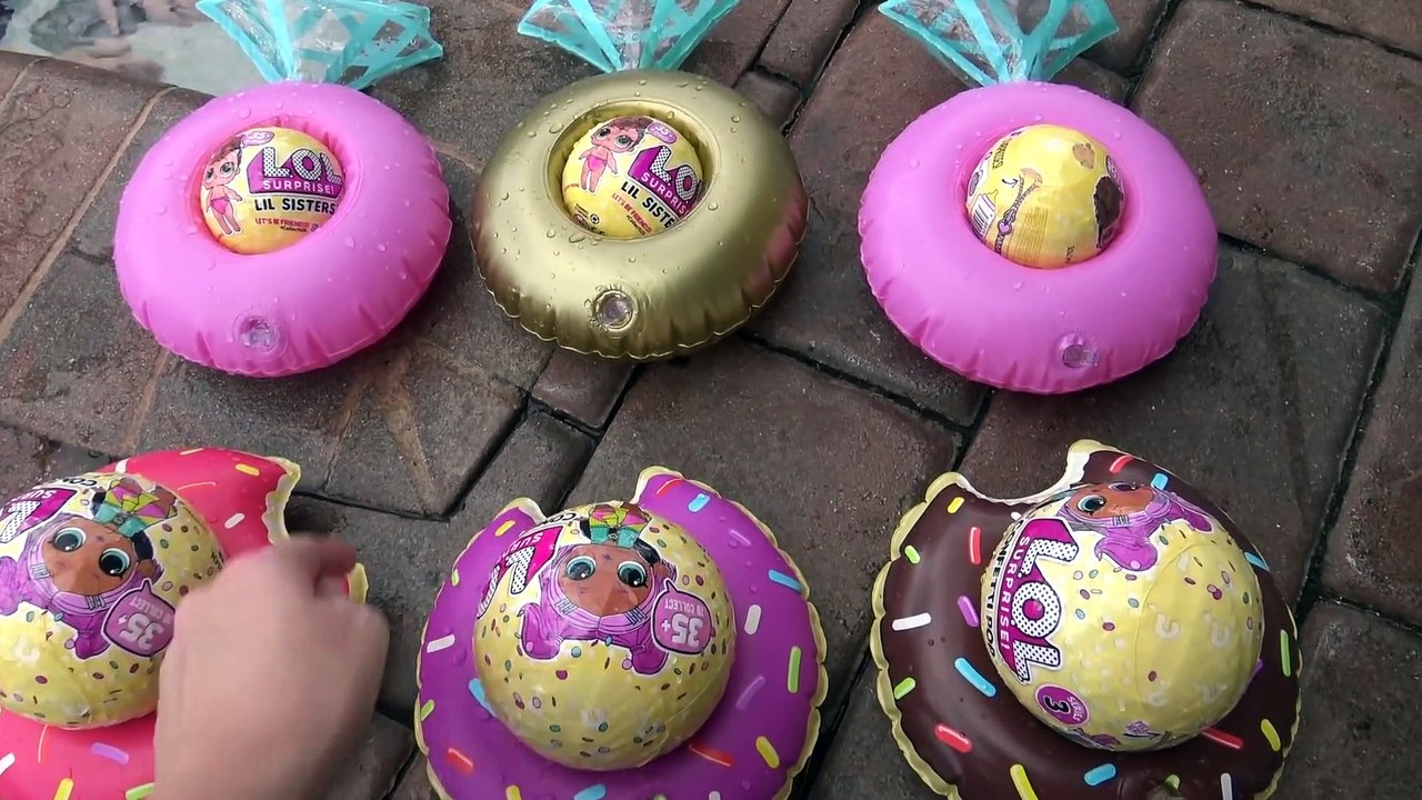 Sophia, Isabella e Alice - LOL Confetti Pop  Diversão na Piscina