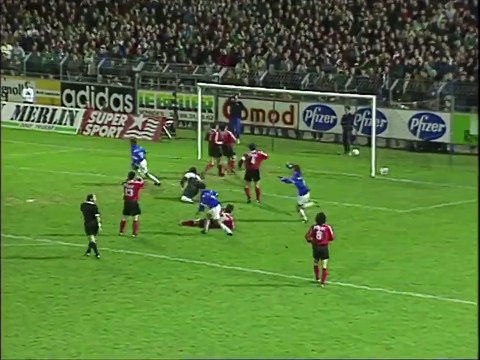 26/02/94 : Sylvain Wiltord (85') : Rennes - Bastia (1-2)
