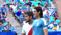ملخص مباراة أوروجواي والبيرو _  ركلات الترجيح 4-5   ثلات اهداف ملغية وخروج الاوروجواى