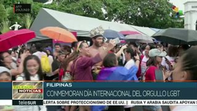 Filipinas: Conmemoran Día Internacional del Orgullo LGBT
