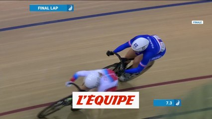 Gros prend la médaille d'argent en vitesse - Jeux Euroéens - Piste