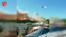 İzmir’de yazlık sitelerin yanında korkutan yangın