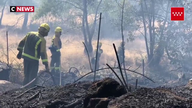 Canicule : de nouveaux incendies en Espagne