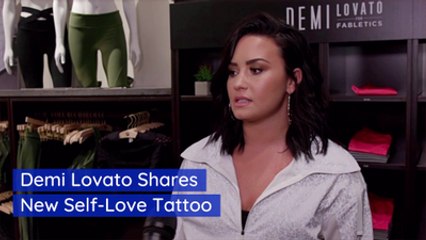 Demi Lovato Adds New Art To Her Skin