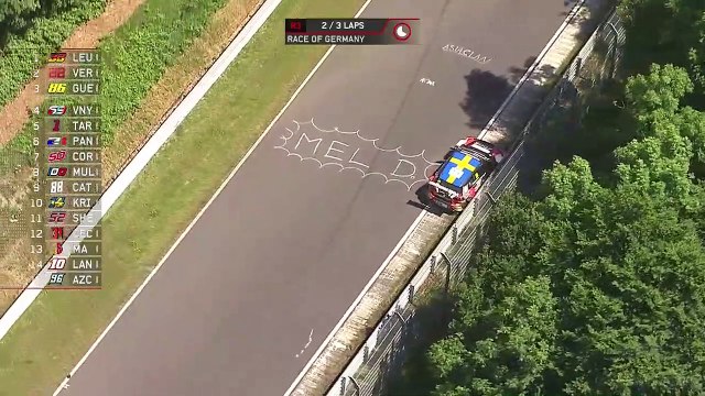 WTCR Germany 2019 Race 3 Kristoffersson Big Crash